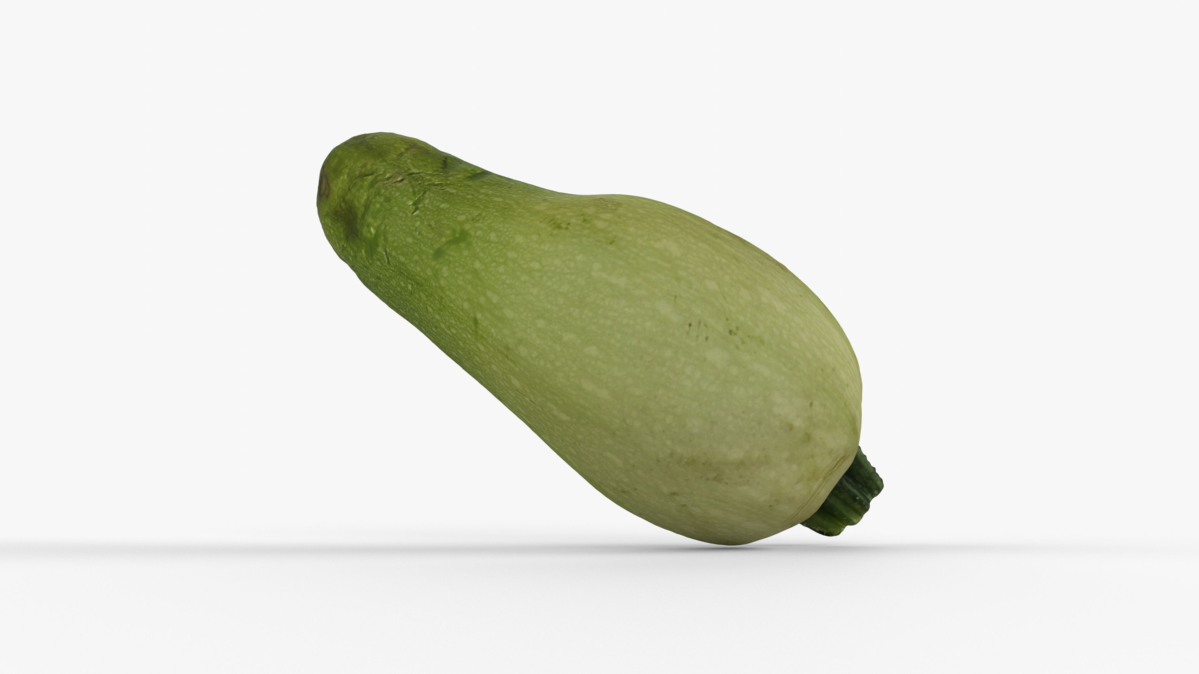 Photorealistic 3D scan of zucchini Low-poly 3D model_10