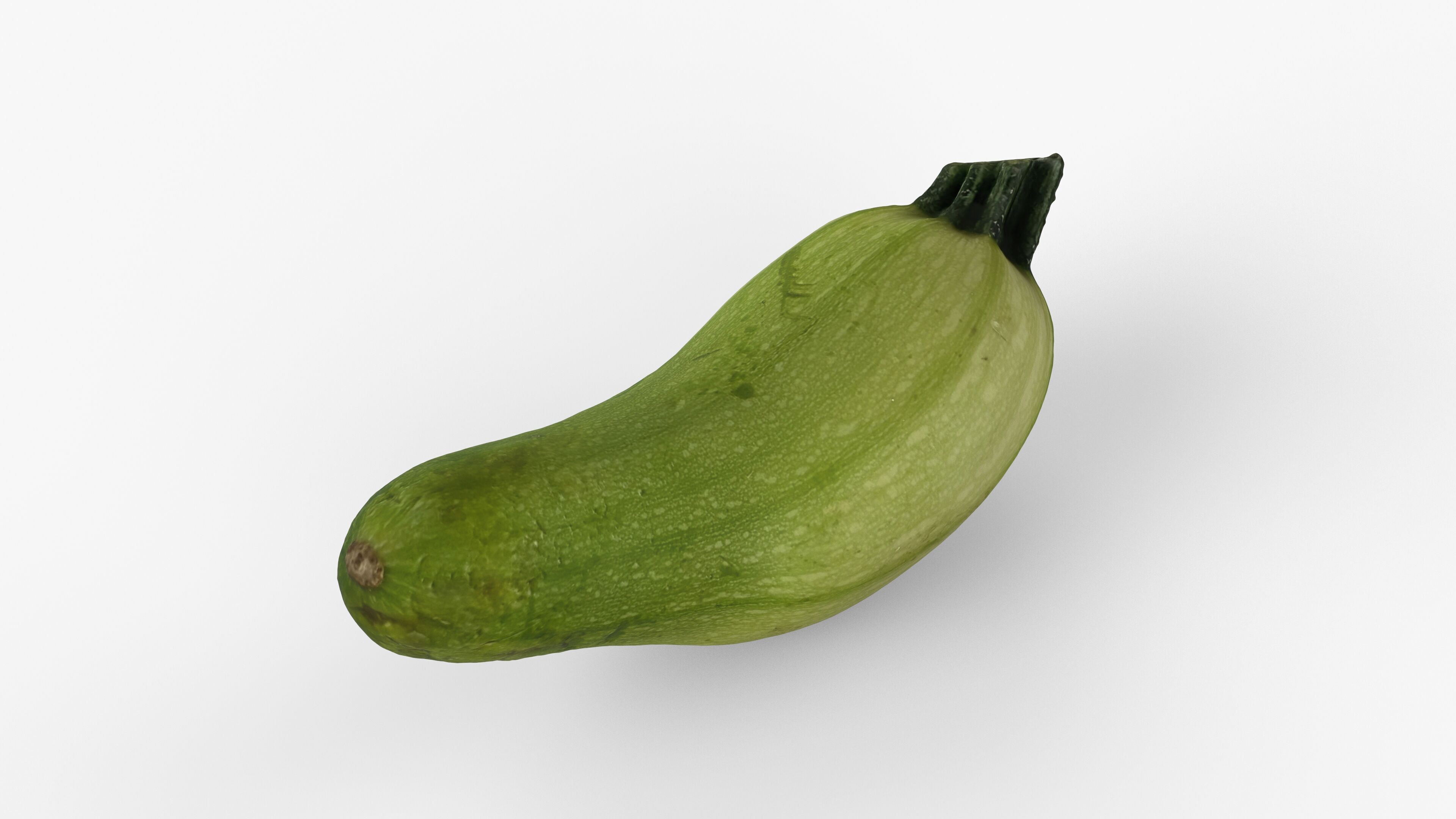 Photorealistic 3D scan of zucchini Low-poly 3D model_5