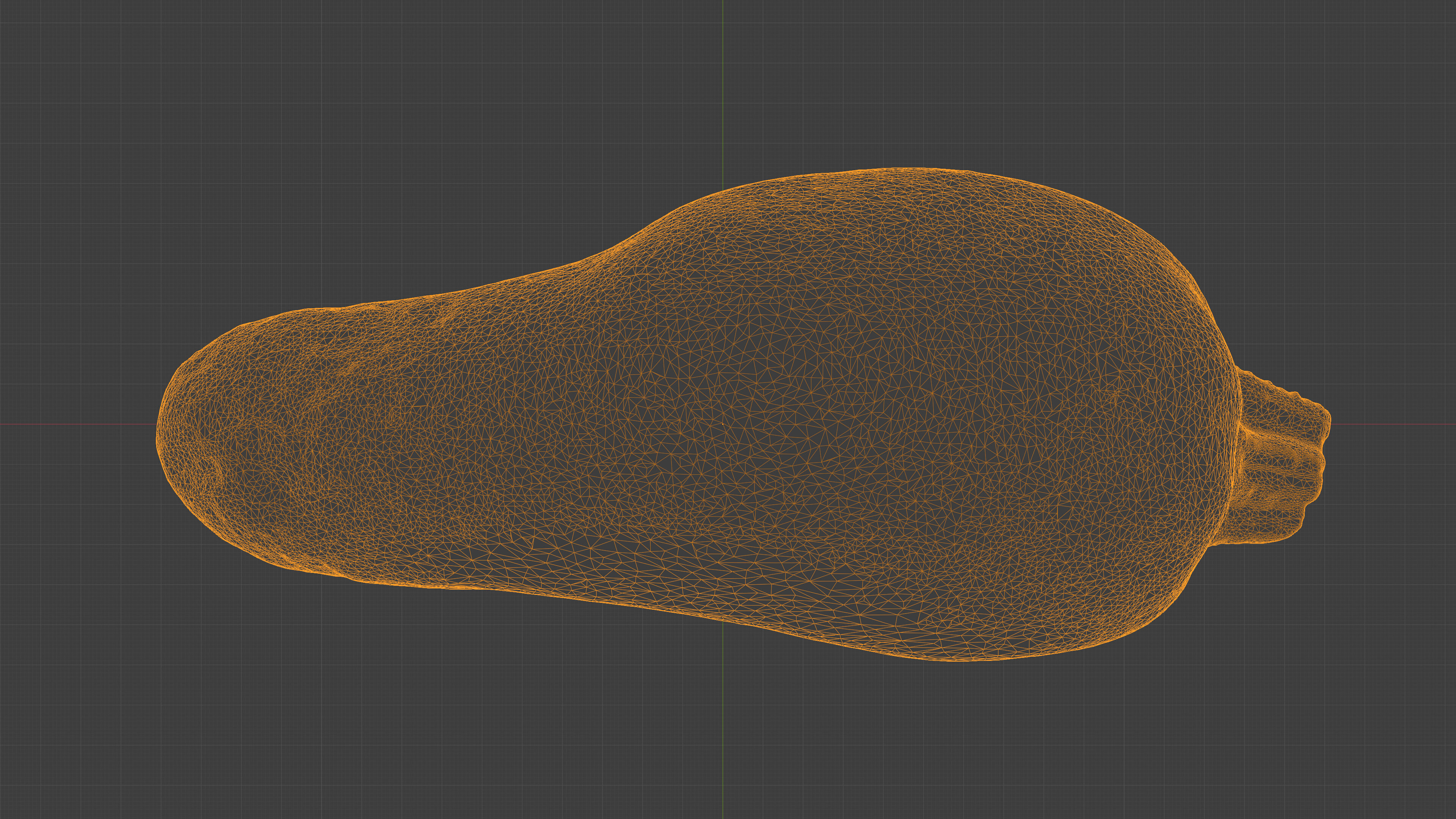Photorealistic 3D scan of zucchini Low-poly 3D model_37