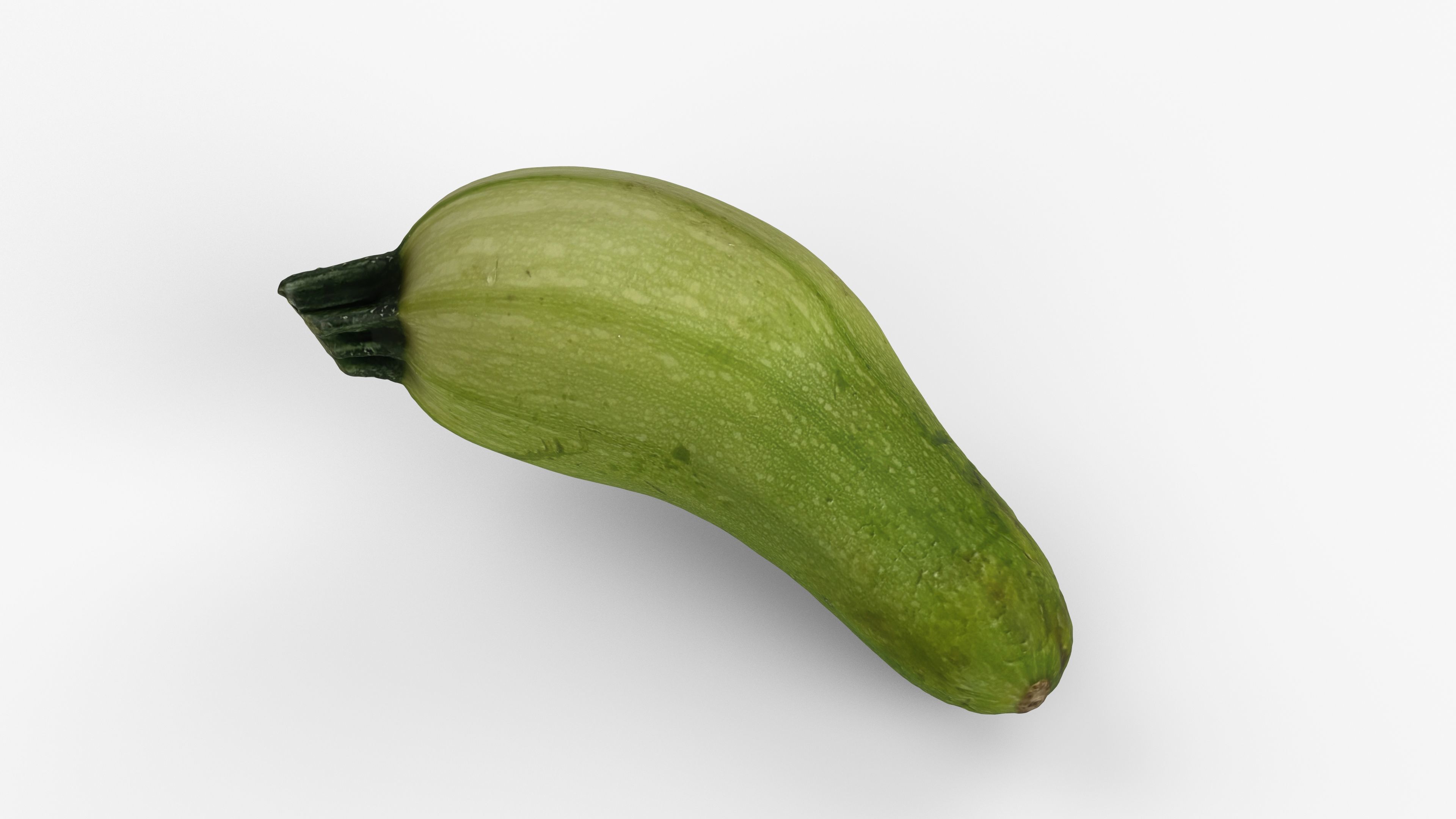 Photorealistic 3D scan of zucchini Low-poly 3D model_9