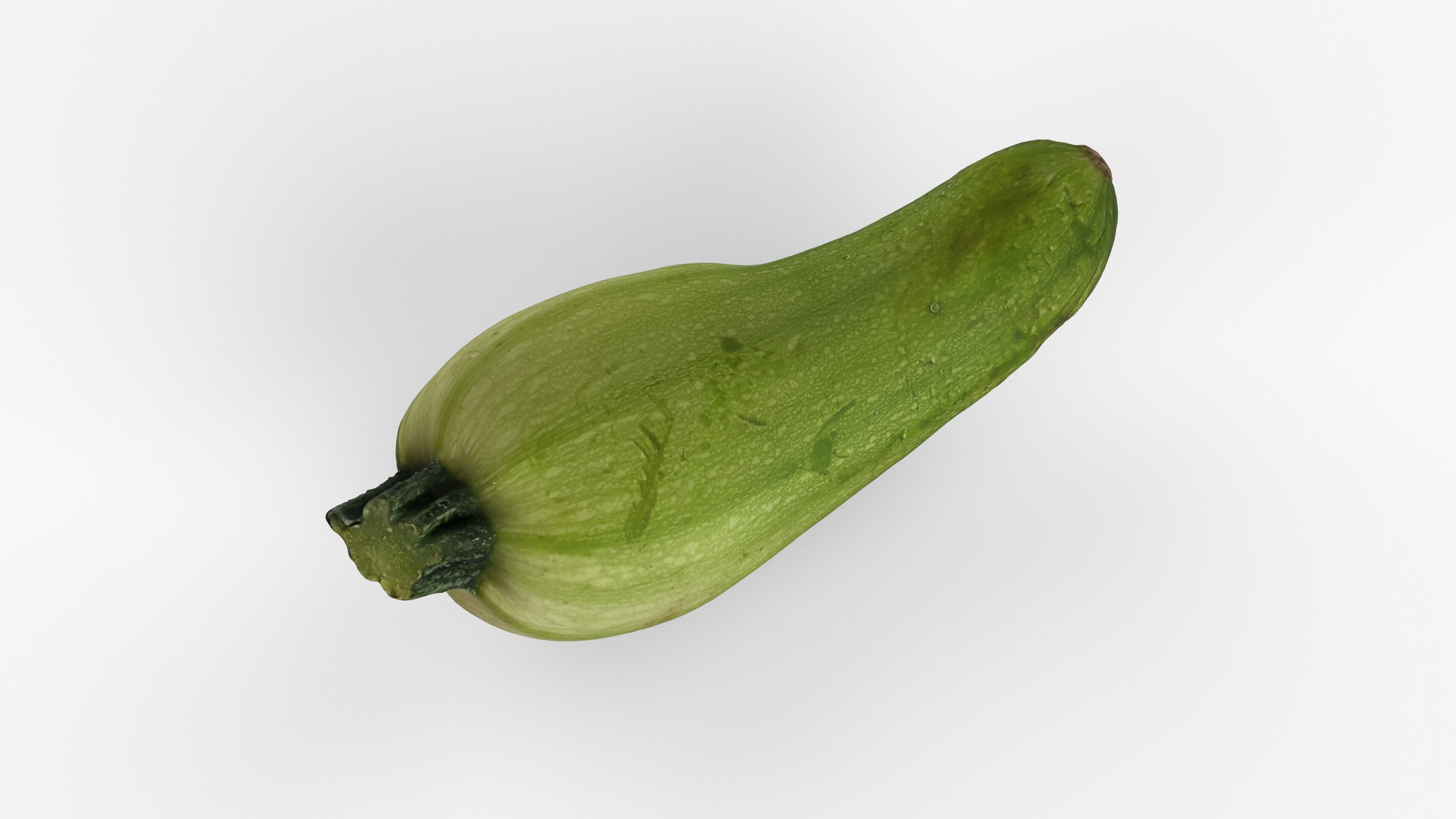Photorealistic 3D scan of zucchini Low-poly 3D model_8