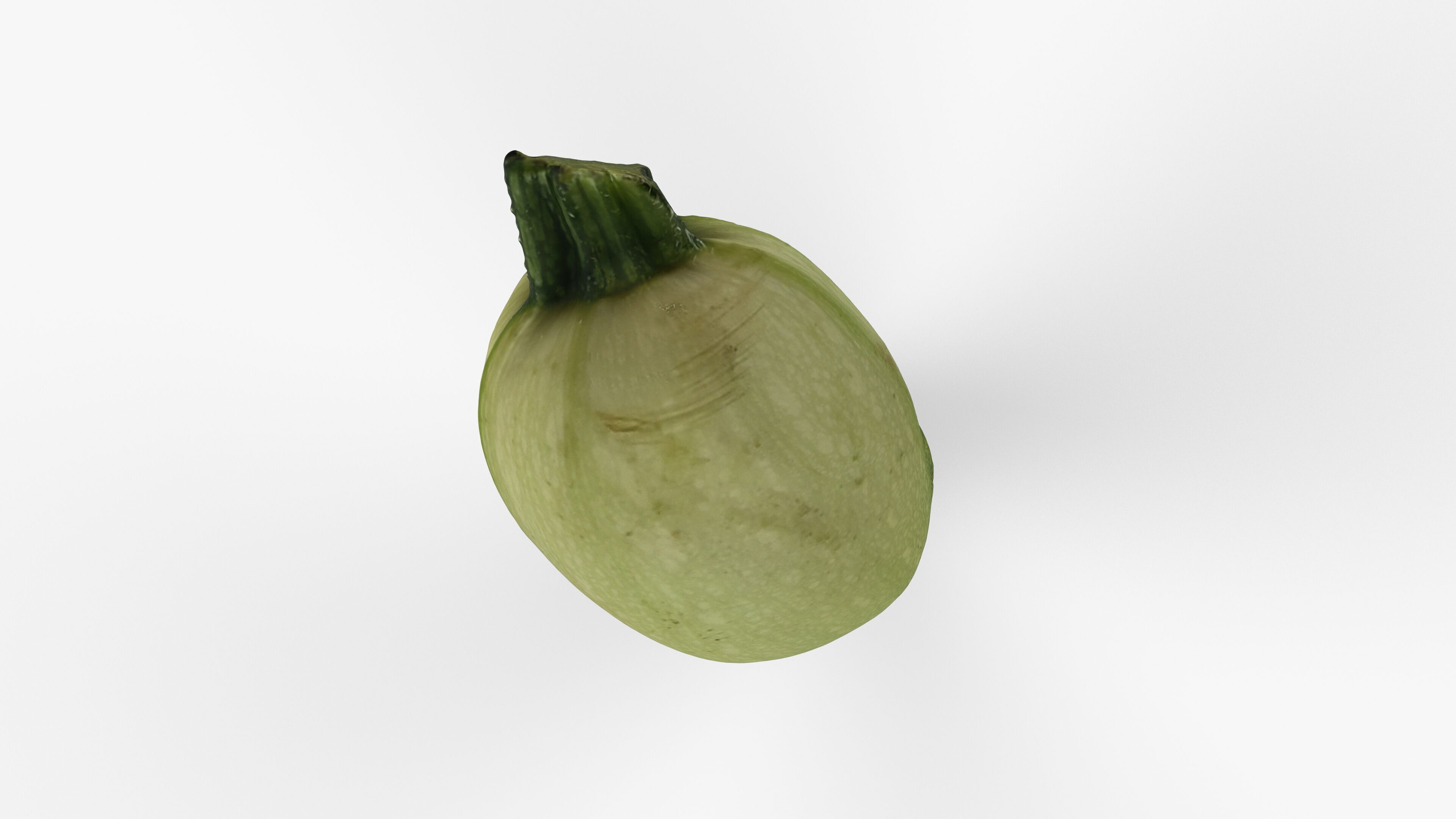 Photorealistic 3D scan of zucchini Low-poly 3D model_12
