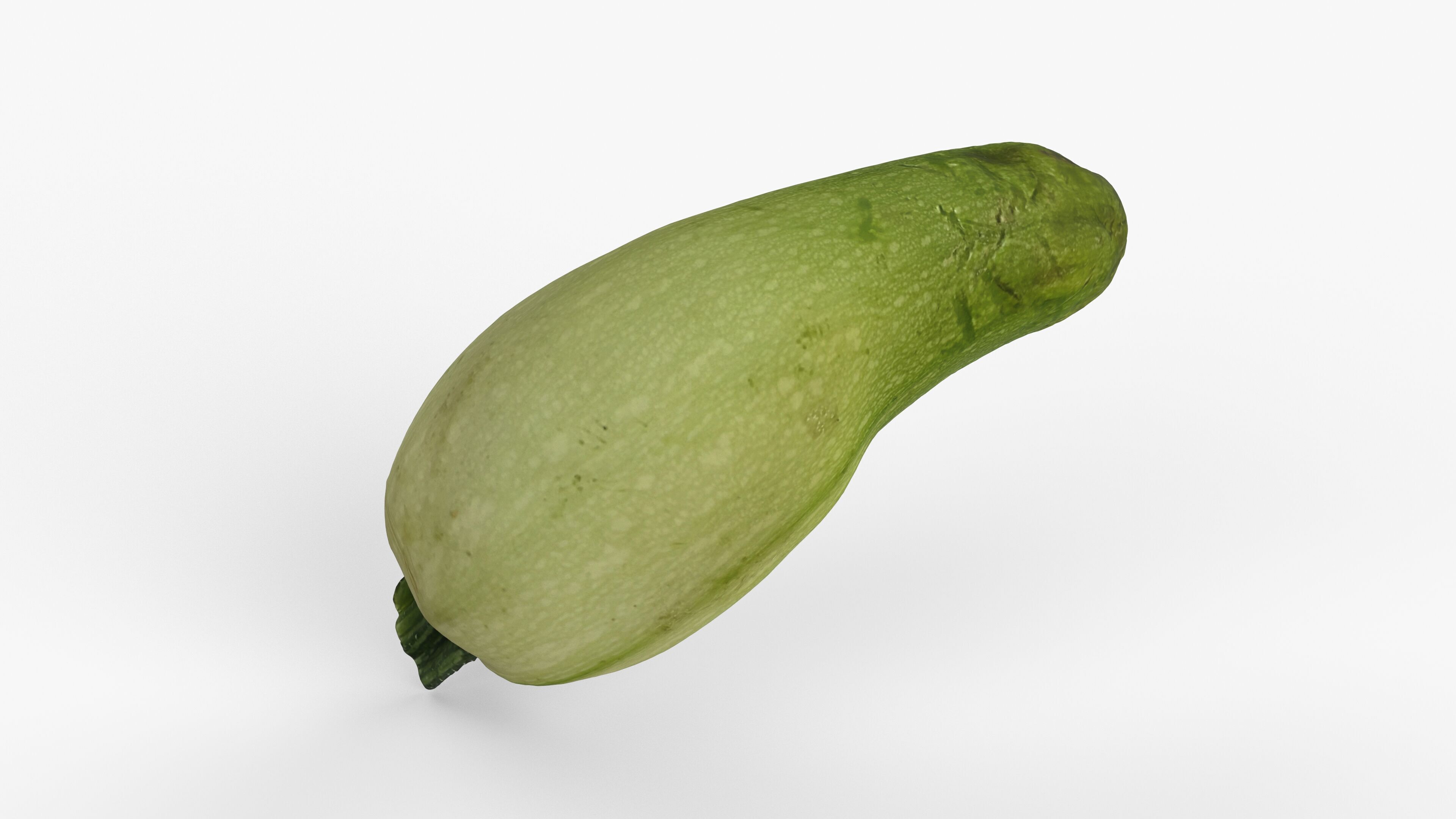 Photorealistic 3D scan of zucchini Low-poly 3D model_11