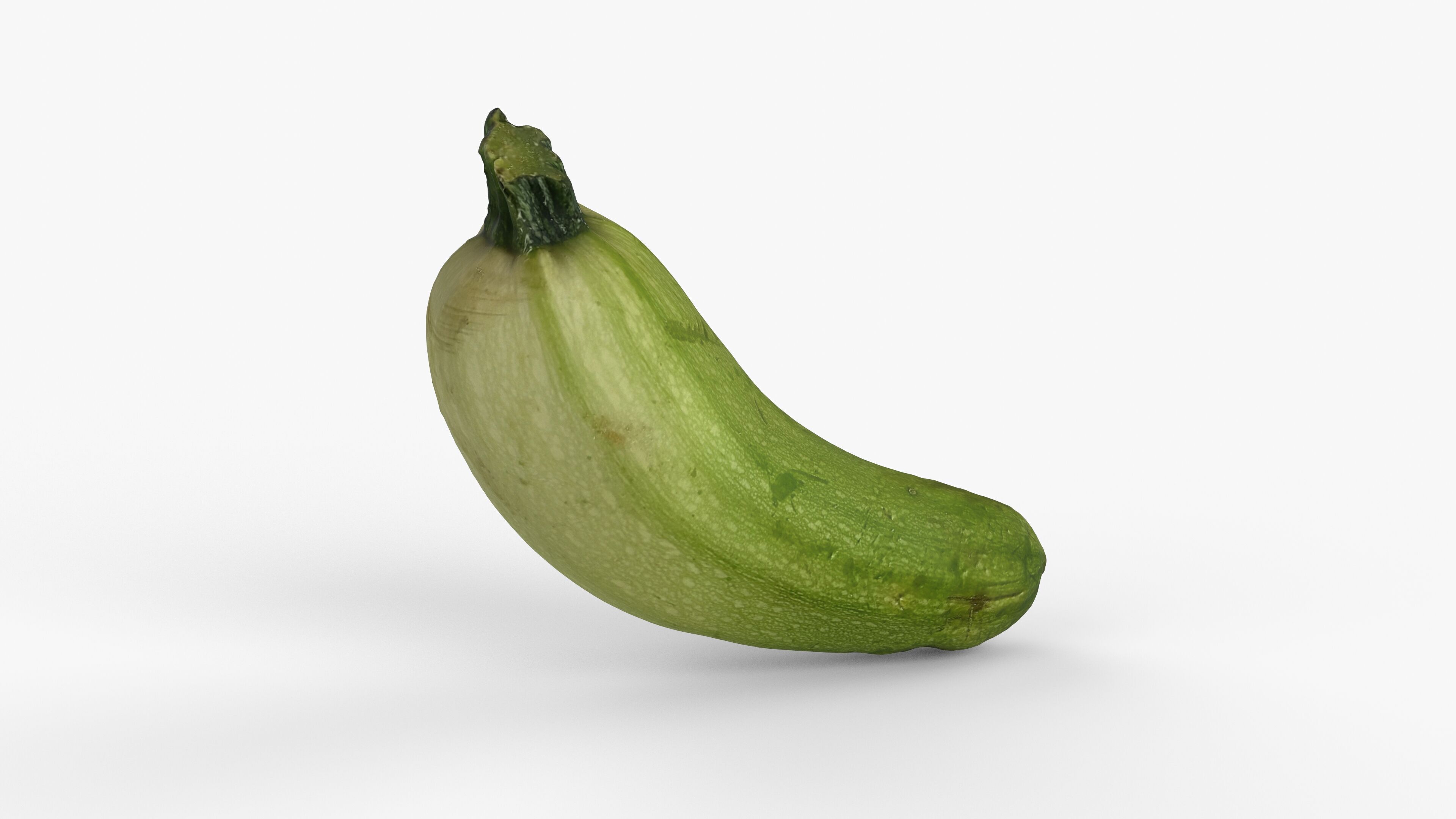 Photorealistic 3D scan of zucchini Low-poly 3D model_7