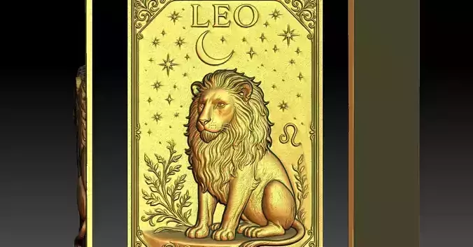 2 Lion CNC Relief Model