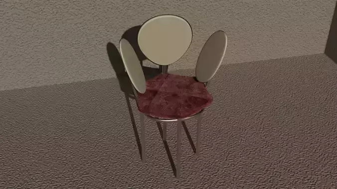 Modern Artistic Chair 3D Model
