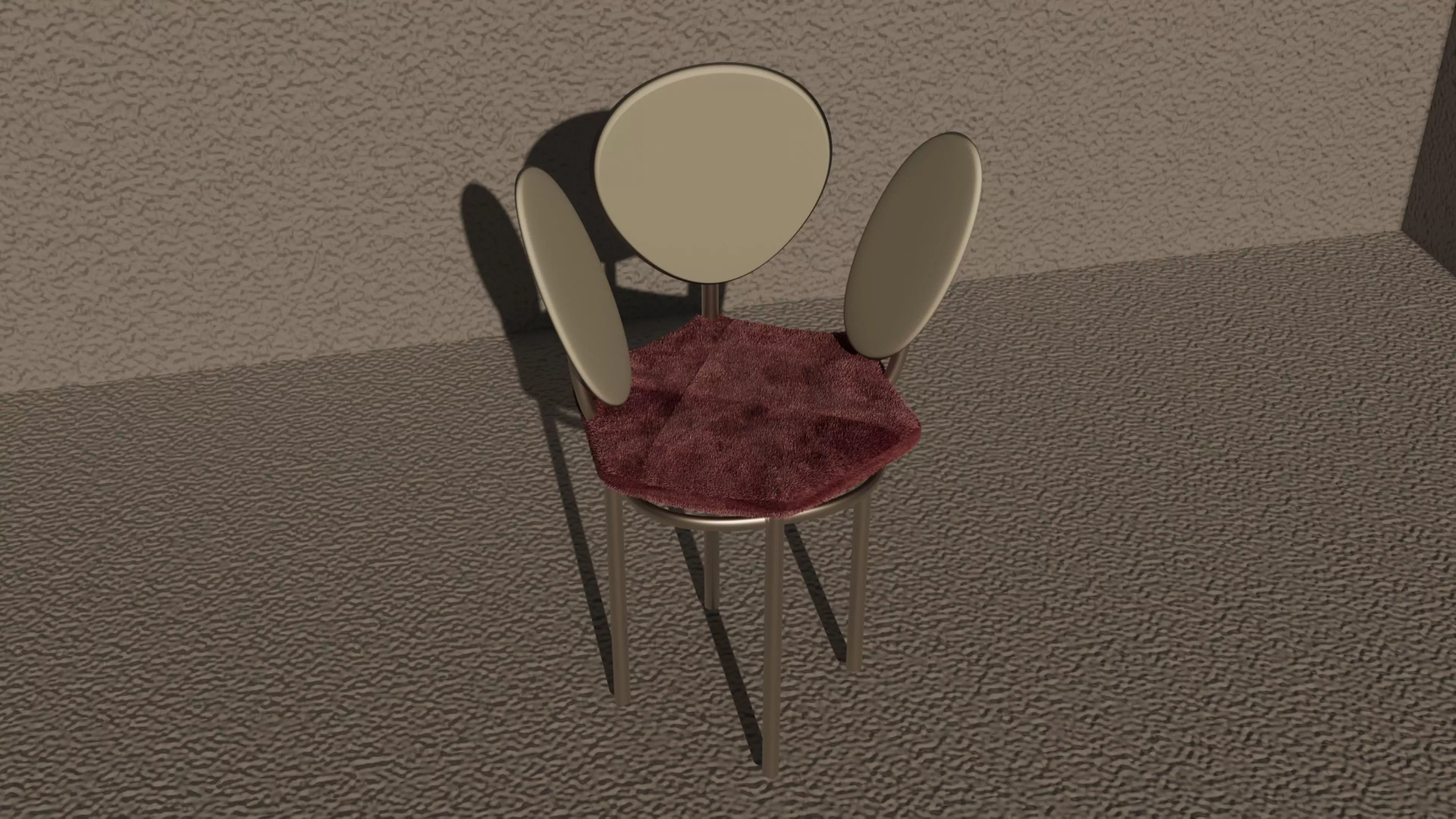 Modern Artistic Chair 3D Model 3D model_0