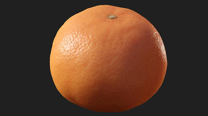 Clementine Low-poly 3D model