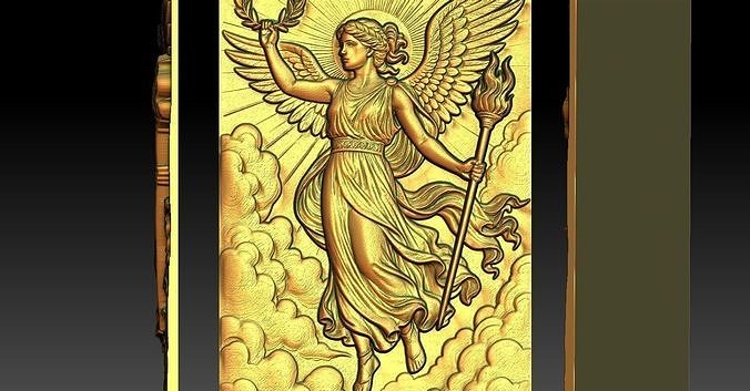 1 goddess of victory Nike CNC Relief Model 3D print model