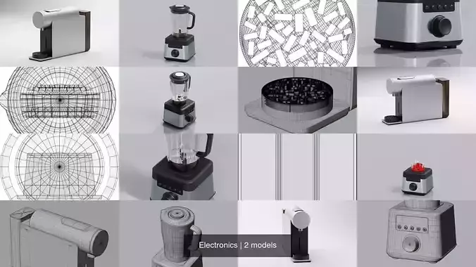 Electronics 3D Model Collection