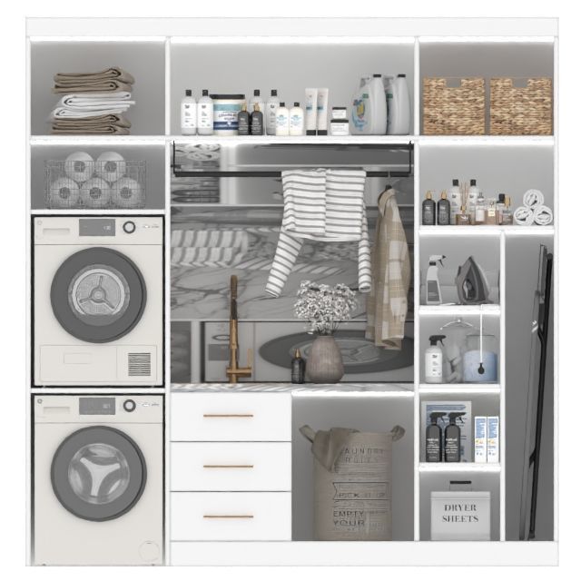 Laundry Room 3D model_4