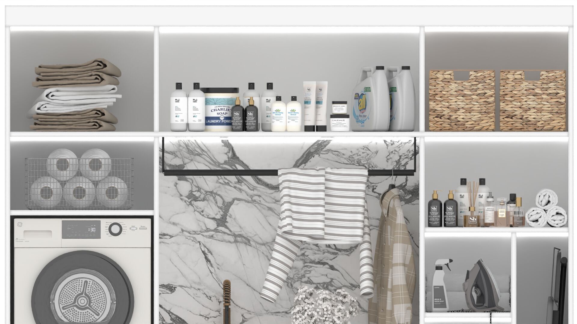 Laundry Room 3D model_2