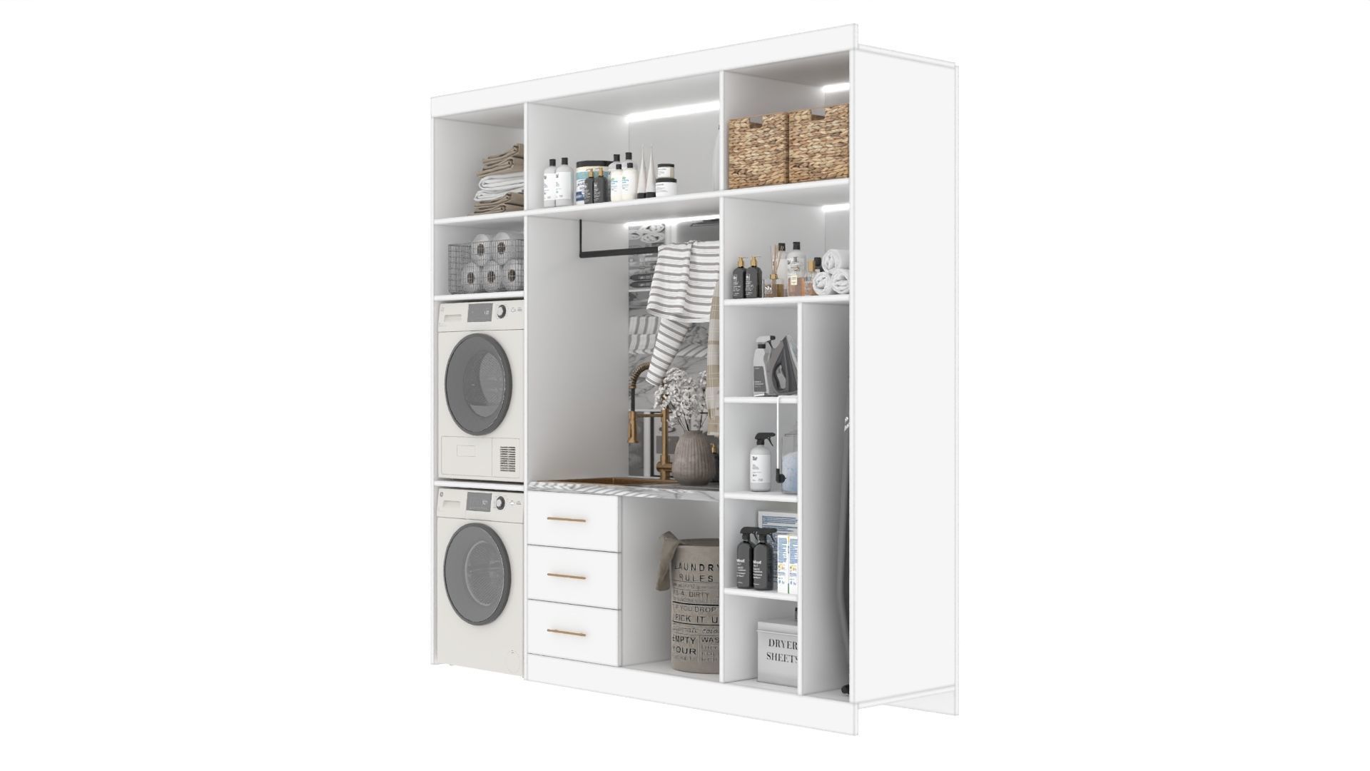 Laundry Room 3D model_6