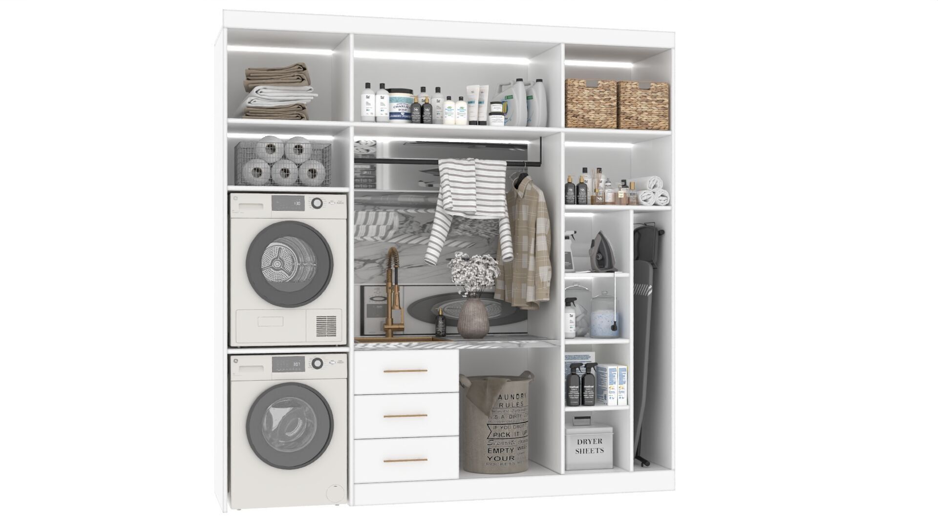 Laundry Room 3D model_9