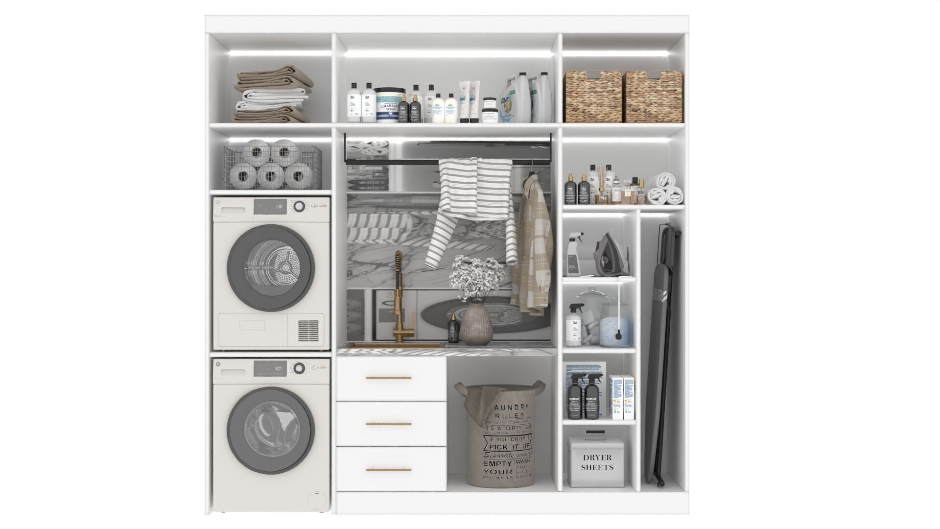 Laundry Room 3D model_8