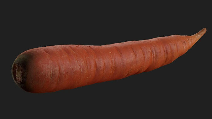 Carrot Low-poly 3D model