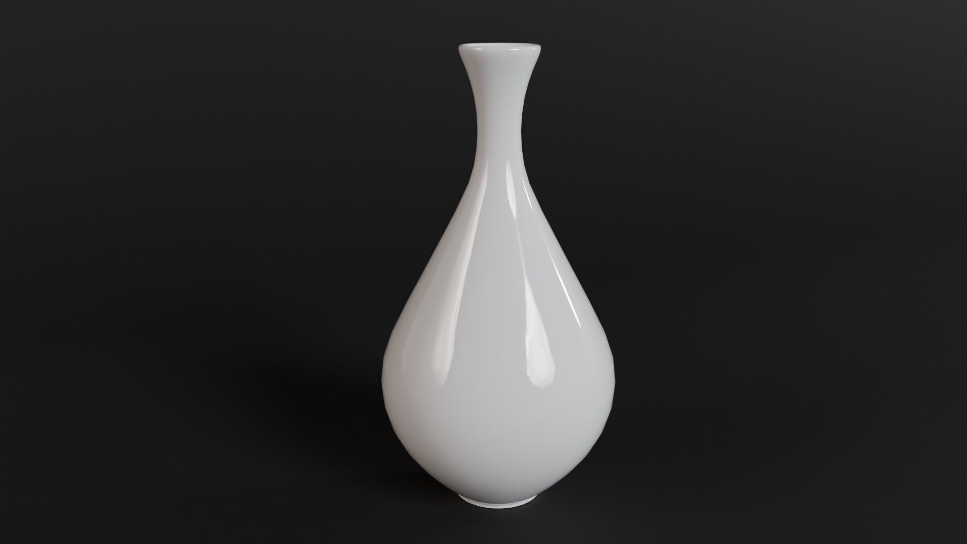 Modern Ceramic Vases Set - 5 Minimalist Vases for Archviz Low-poly 3D model_8