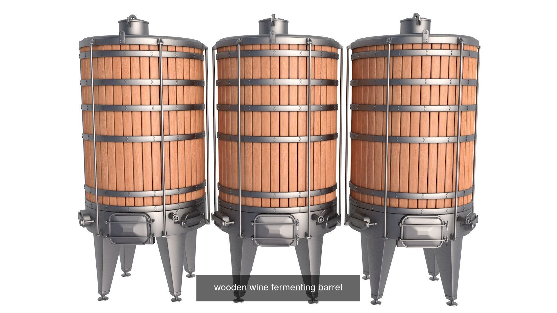 Big Steel  Tank 3D Model Collection_4