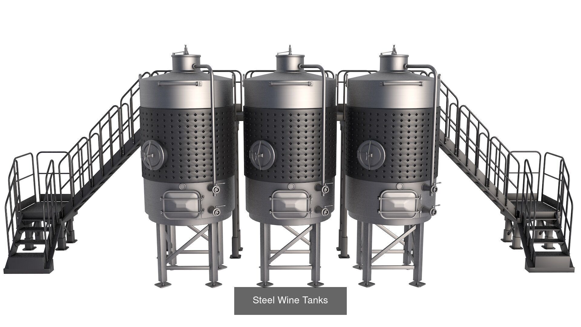 Big Steel  Tank 3D Model Collection_1