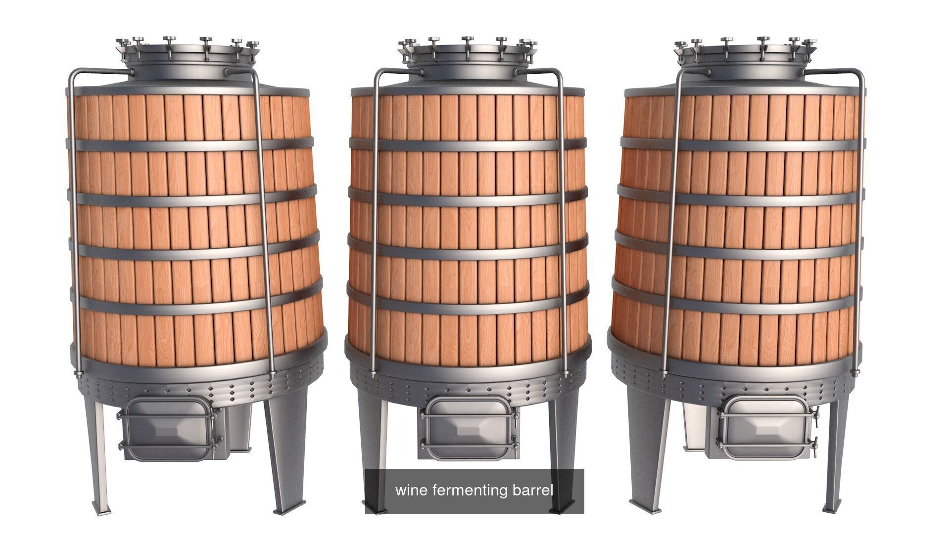 Big Steel  Tank 3D Model Collection_5