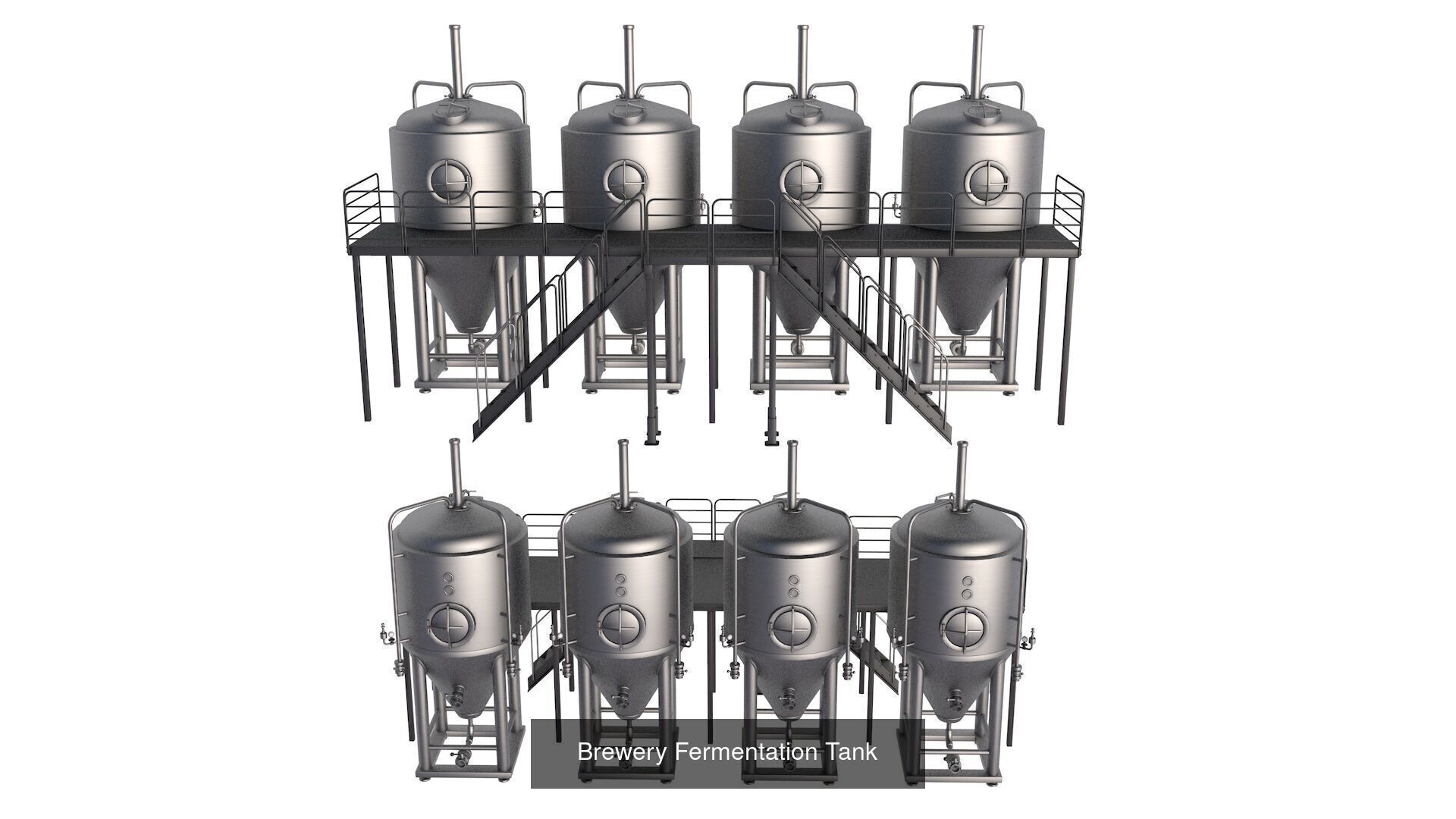 Big Steel  Tank 3D Model Collection_7