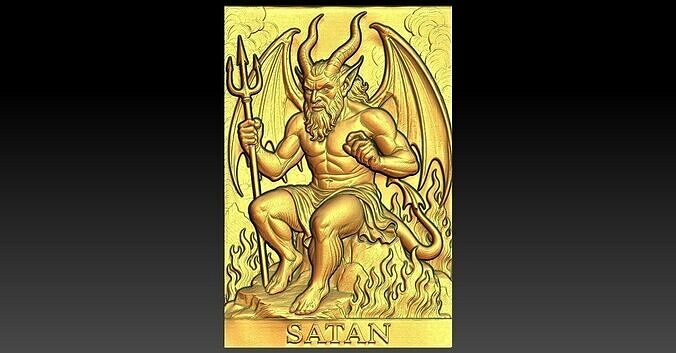 1 SATAN CNC Relief Model 3D print model