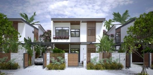 House Exterior Model  villa site 3D model_15