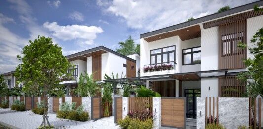 House Exterior Model  villa site 3D model_16