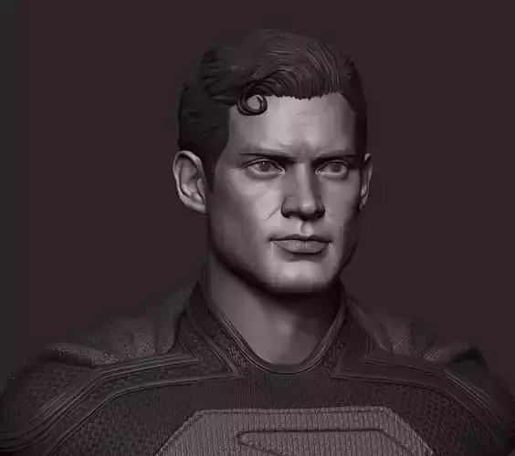Superman 2025- David Corenswet Bust 3D print model