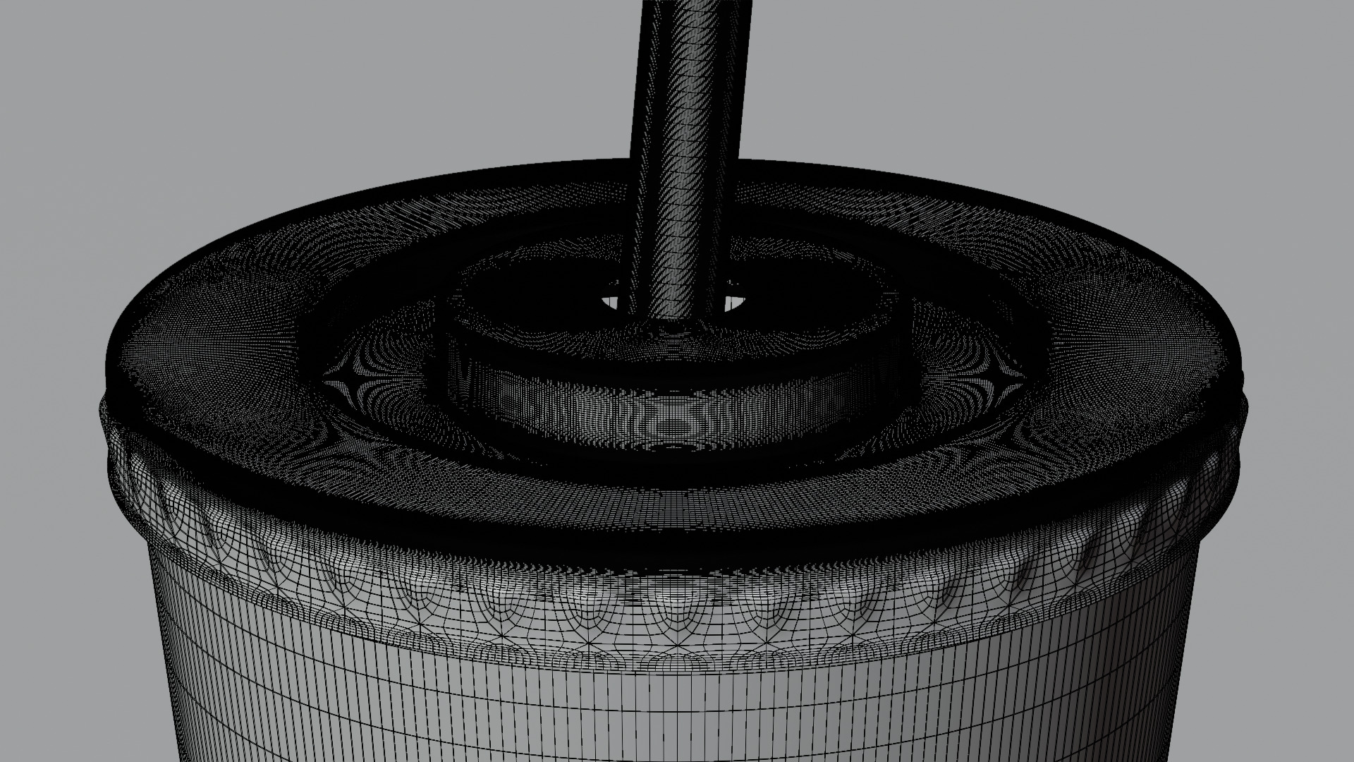 Cup with Straw 3D model_6