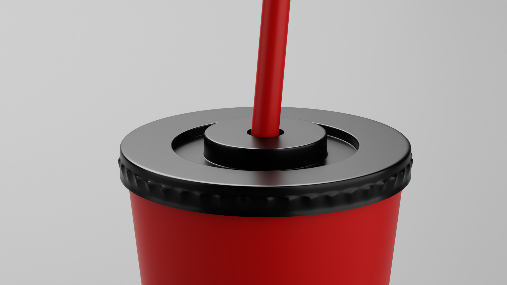 Cup with Straw 3D model_4