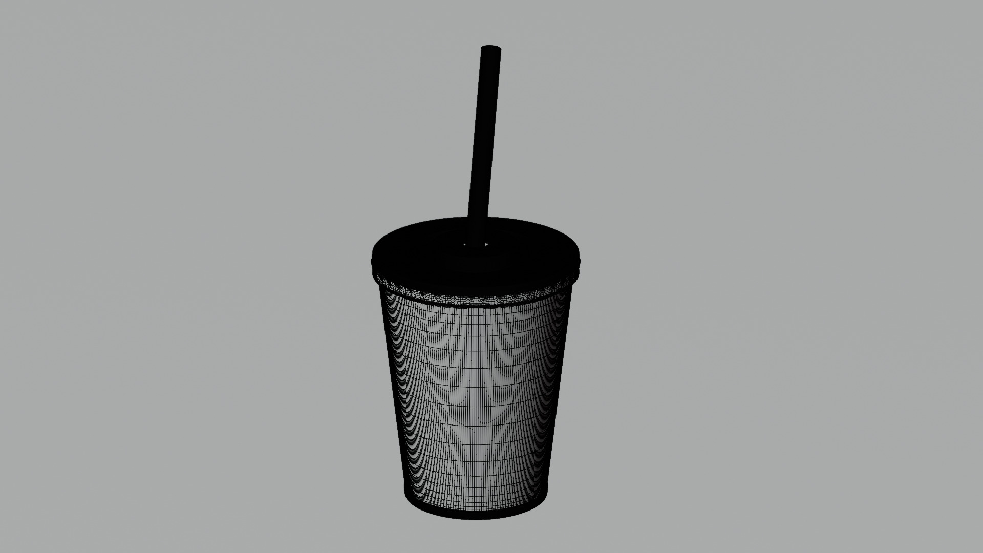 Cup with Straw 3D model_7