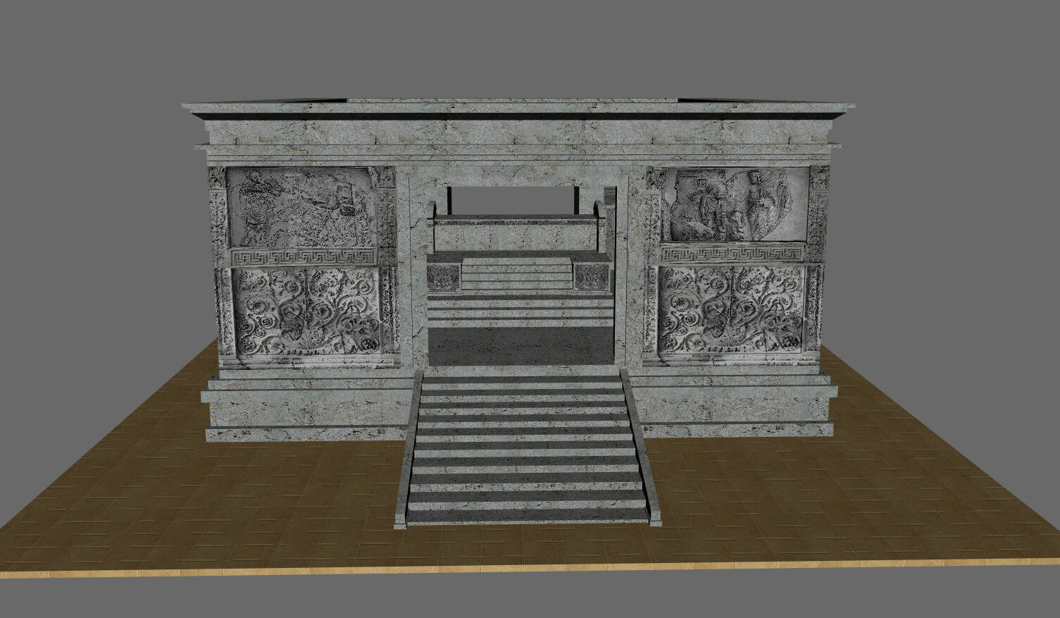 Ara Pacis 3D model_7