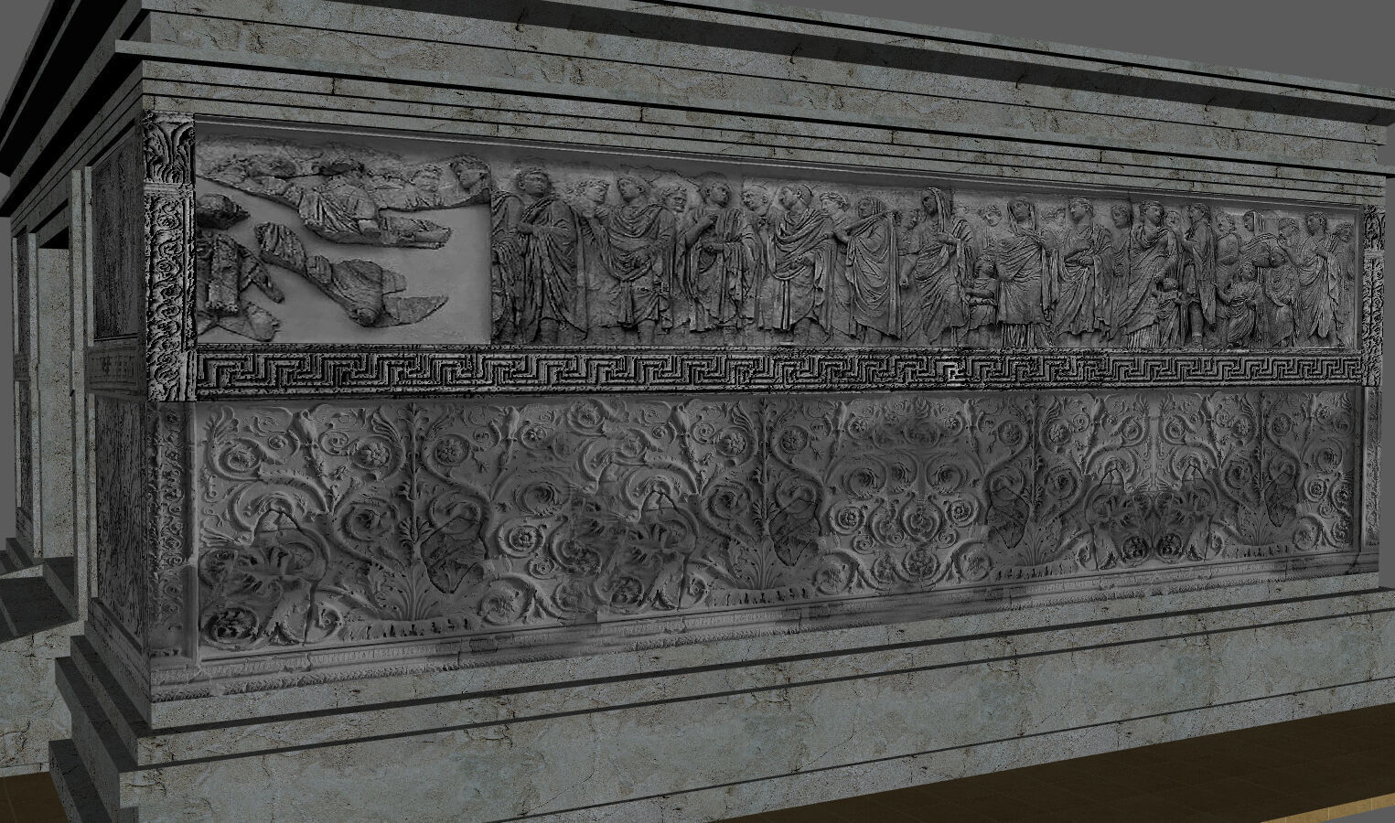 Ara Pacis 3D model_8