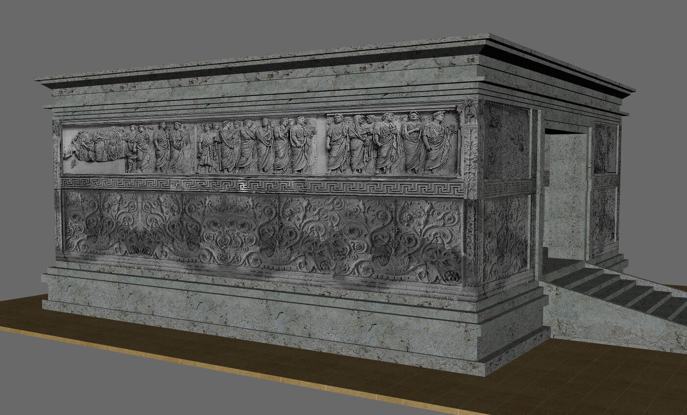Ara Pacis 3D model_9