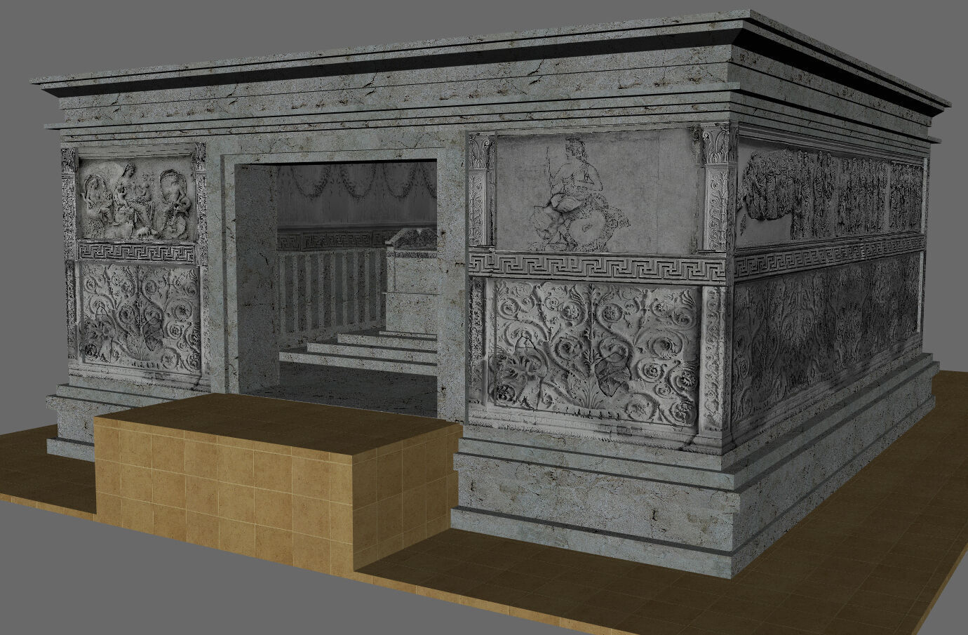 Ara Pacis 3D model_10