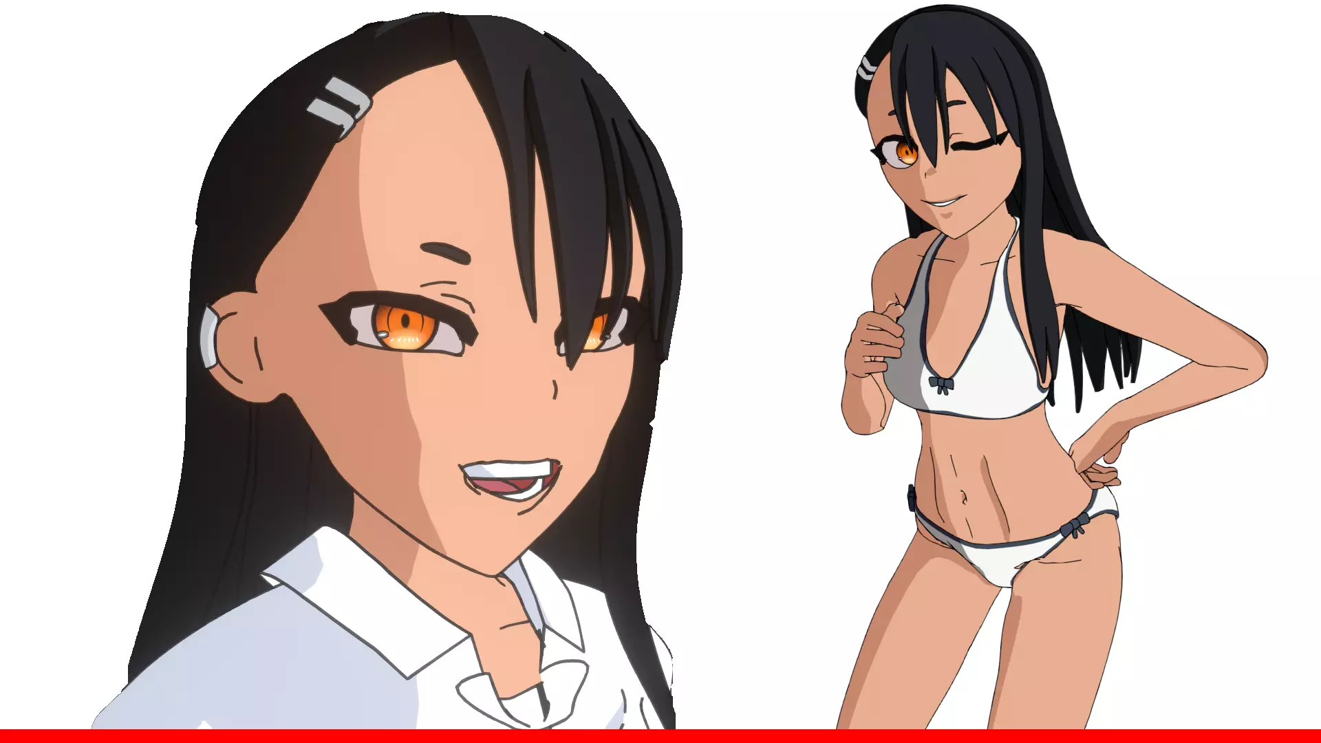 Nagatoro - Anime Shading NPR - Rigged 3D model