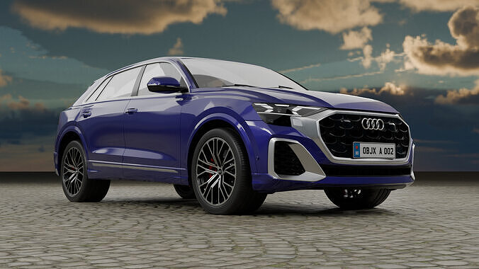 Audi SQ8 55 TFSI 2024 3D model