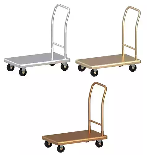 Flat Bed Self Assembly Platform Trolley Collection 02 
