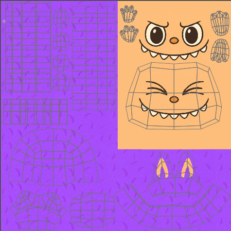 low poly Labubu raincoat and normal labubu Low-poly 3D model_3