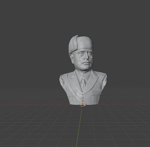 Benito Mussolini 3D print model