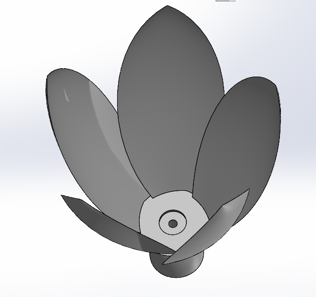 Hanging light inspired from a flower 3D print model_2