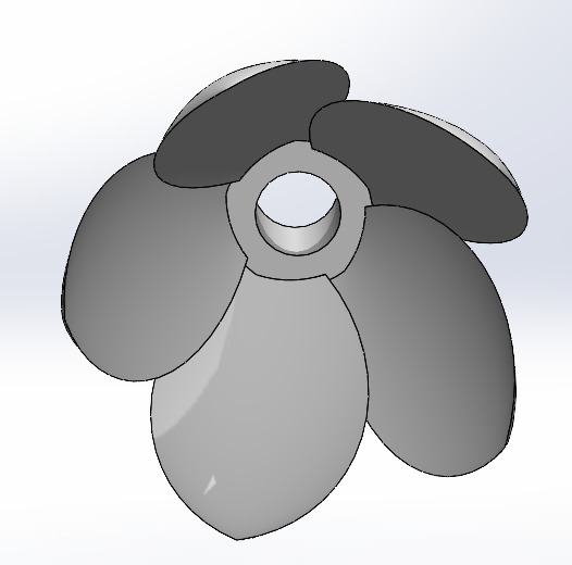 Hanging light inspired from a flower 3D print model_3