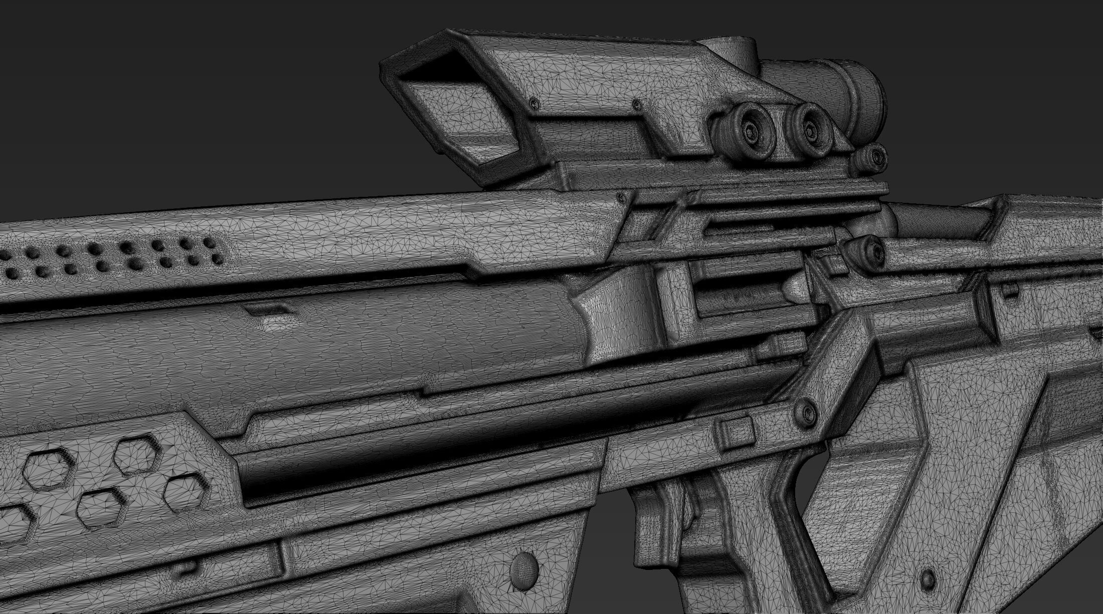 3D Printable Sci-Fi Weapon Part 3 3D model_8