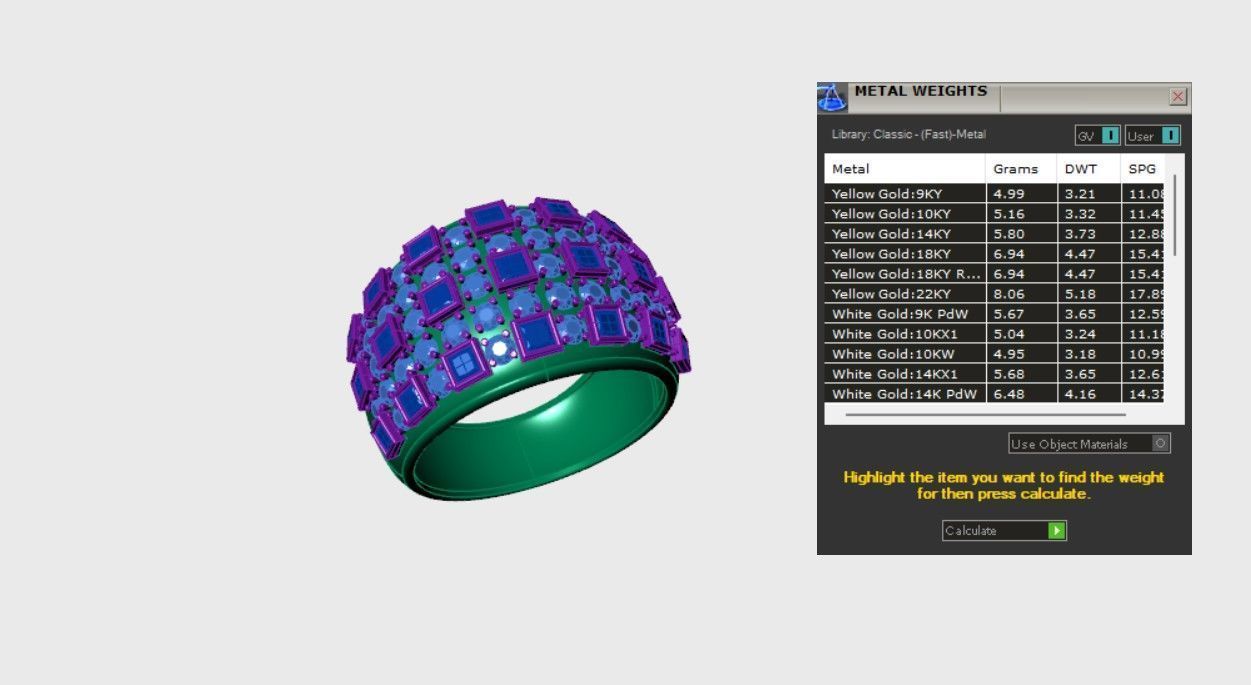 Woman Rings 3D print model_4