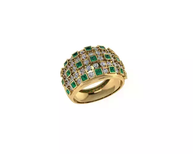 Woman Rings 3D print model