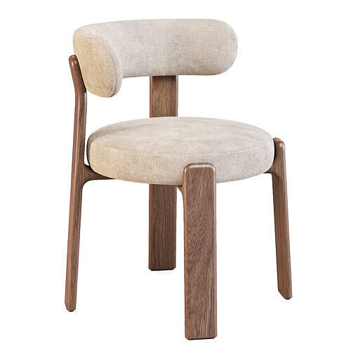 KaveHome Granite 4-Leg - Dining Chair 3D model 2