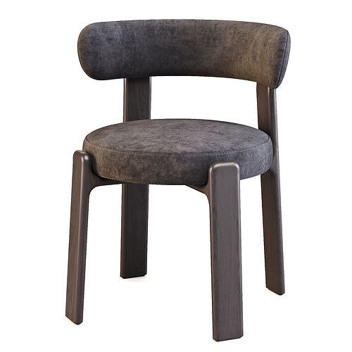 KaveHome Granite 4-Leg - Dining Chair 3D model 7