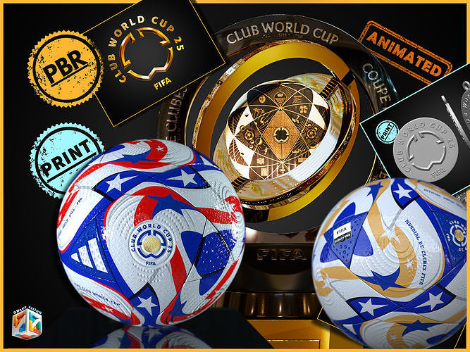 FIFA Mundial de Clubes USA club world cup 2025 full 3D pack  3D Model Collection