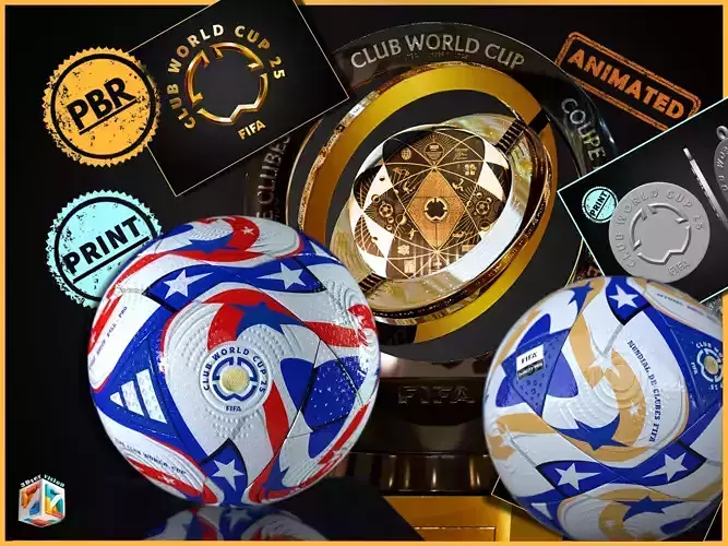 FIFA Mundial de Clubes USA club world cup 2025 full 3D pack  3D Model Collection